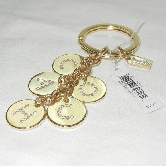 NWT Coach Multi-Disk Crystal Branding F69939 $68 - Picture 1 of 6